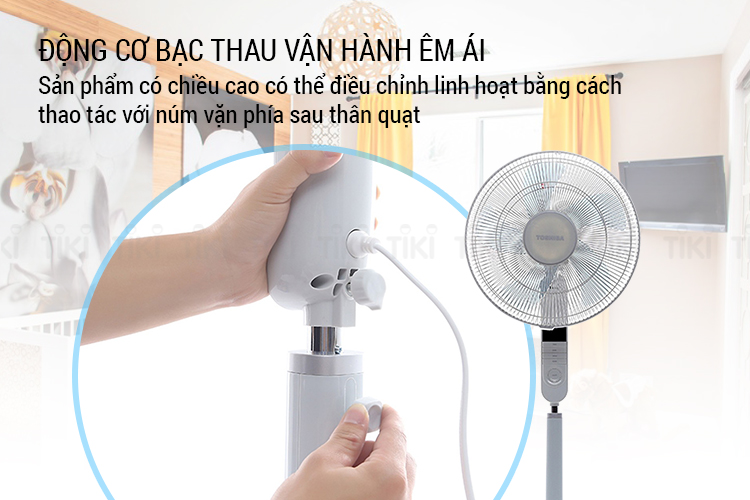 Quạt đứng Toshiba F- LSA20(H)VN (60W) - Xám - Hàng chính hãng