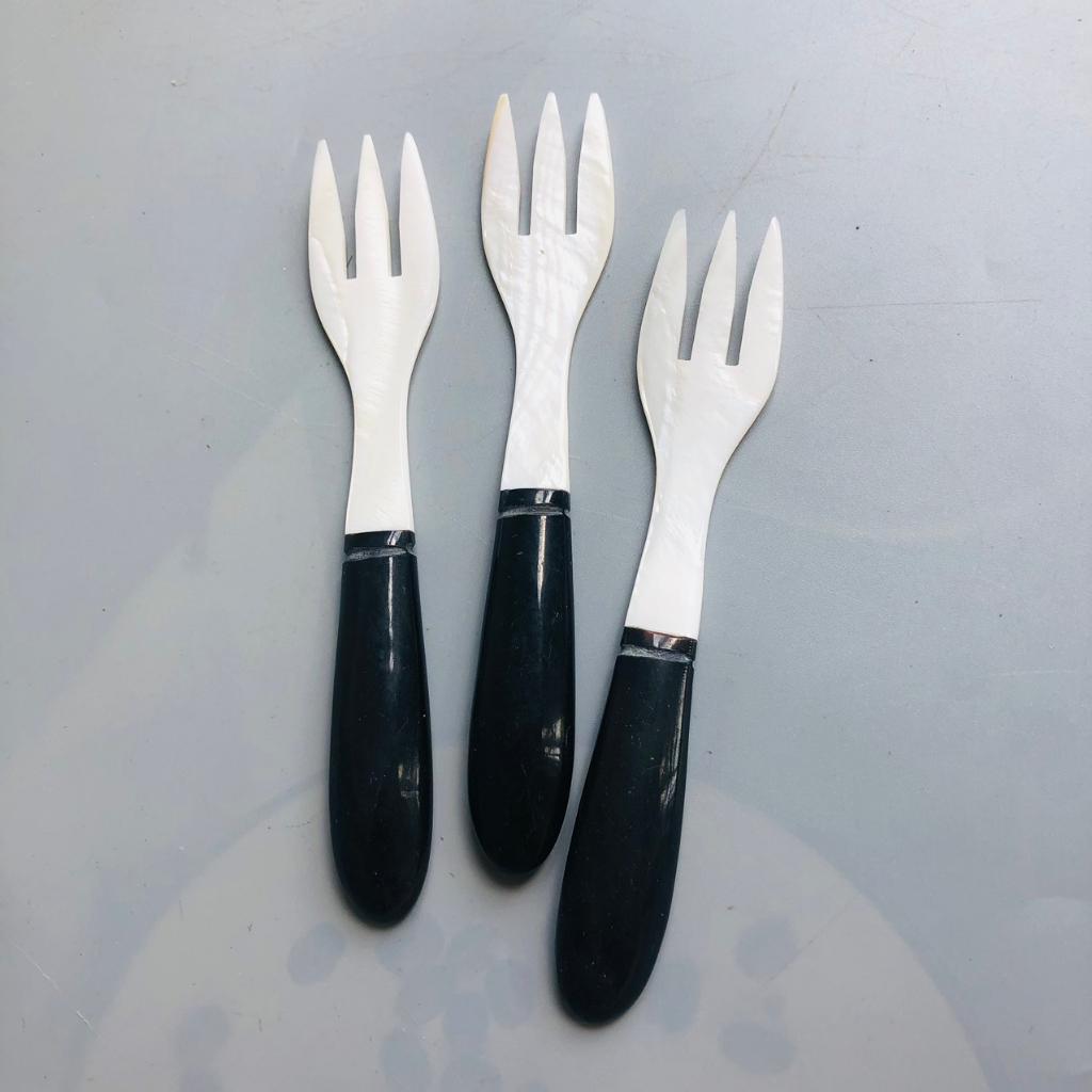 Dĩa Trai Ăn Trái Cây 15x3 cm,Nĩa Ăn Bánh Gato, Phong Cách Cổ Điển Vintage, Chụp Ảnh Decor Xinh Xắn