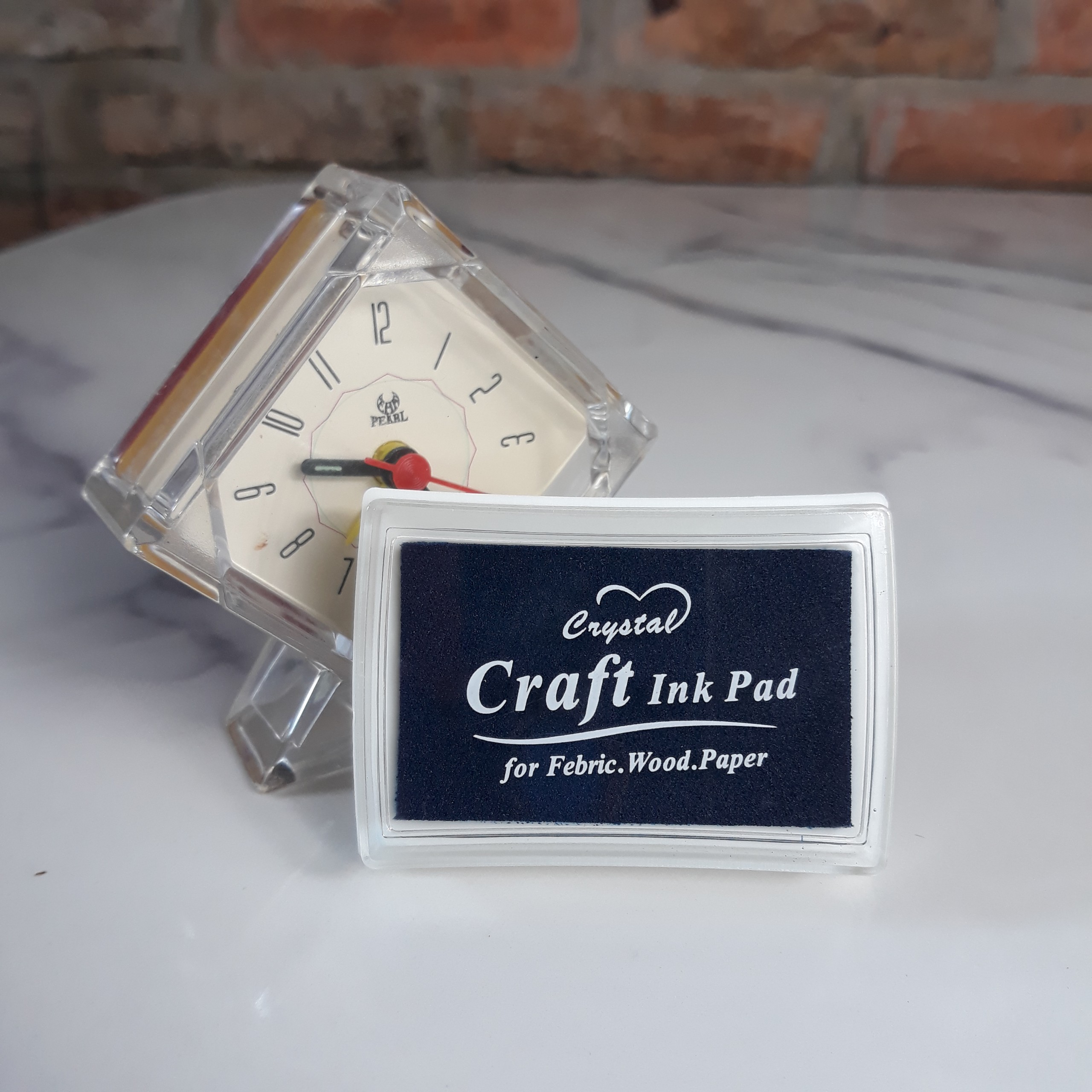 Hộp Mực Dấu Craft Ink Pad - Màu Xanh Dương Đậm