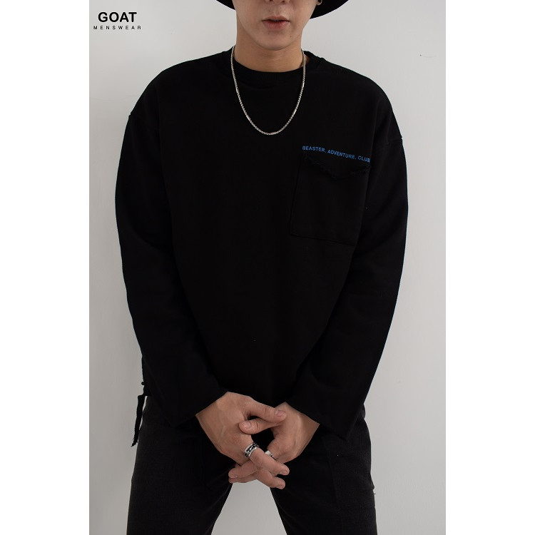 Áo Sweater Nam Thun Dài Tay From Rộng GOAT MENSWEAR