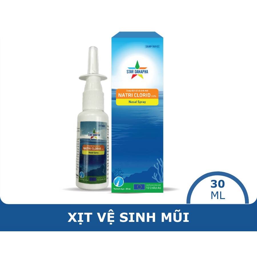 Dung dịch vệ sinh mũi Natri Clorid 0.9% STAR DANAPHA 30ml