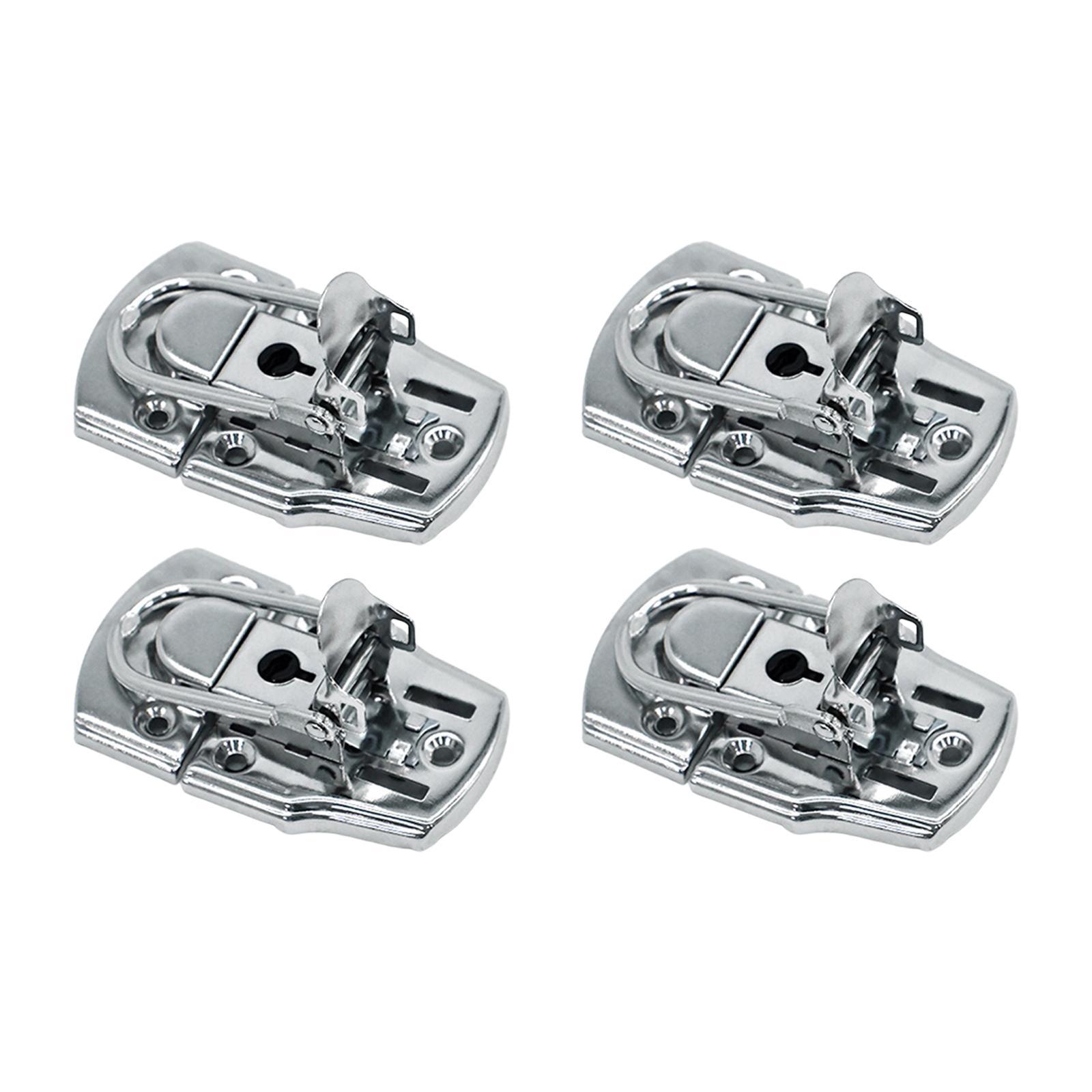 4x Toggle Hasp Latch Locked Buckles for Wooden Box Jewelry Box
