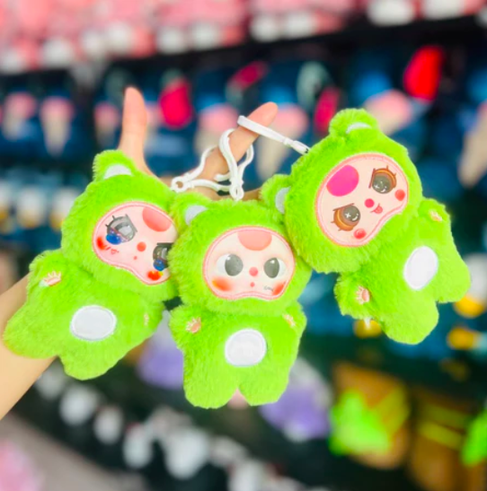 Móc khóa Baby Three đáng yêu - 15cm - Quà tặng móc khóa gấu bông bé ba tai thỏ cute