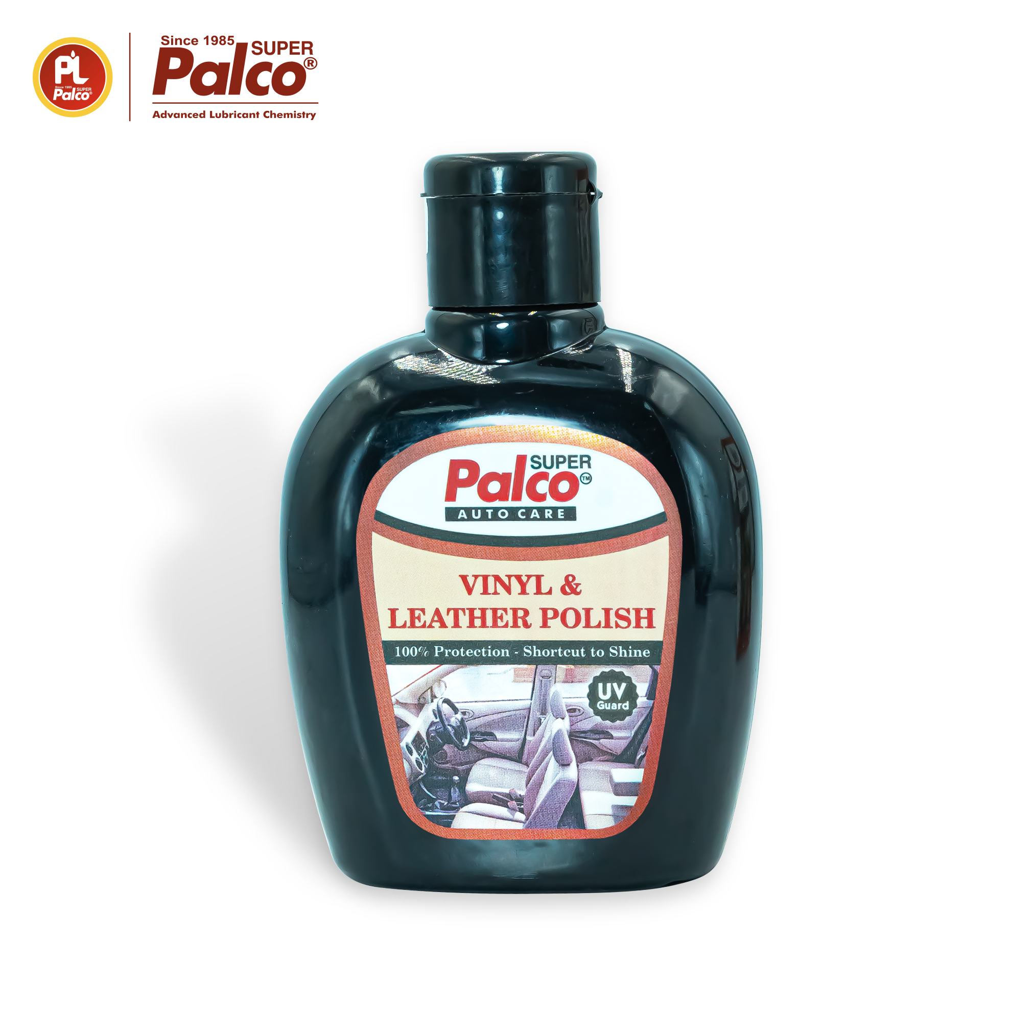 Dung dịch chăm sóc đồ da, giả da, nội thất ô tô PALCO Vinyl &amp; Leather Polish - Kem dưỡng làm bóng, mềm, kéo dài tuổi thọ đồ da cao cấp 125gr - Nhập khẩu Ấn Độ