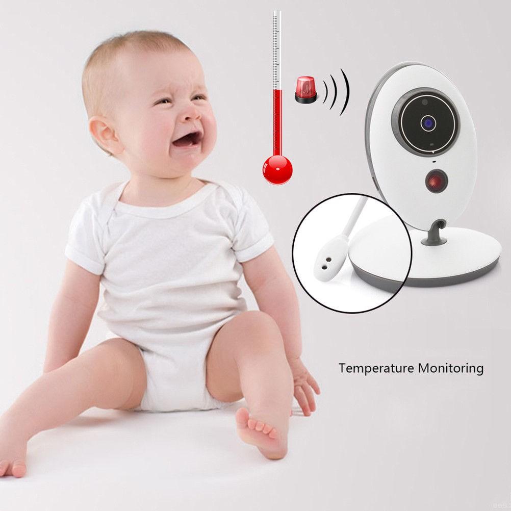 Máy báo khóc kiểm soát nhiệt độ có chế độ quay ban đêm Baby Monitor 2.4Ghz RoHS CE - Home and Garden