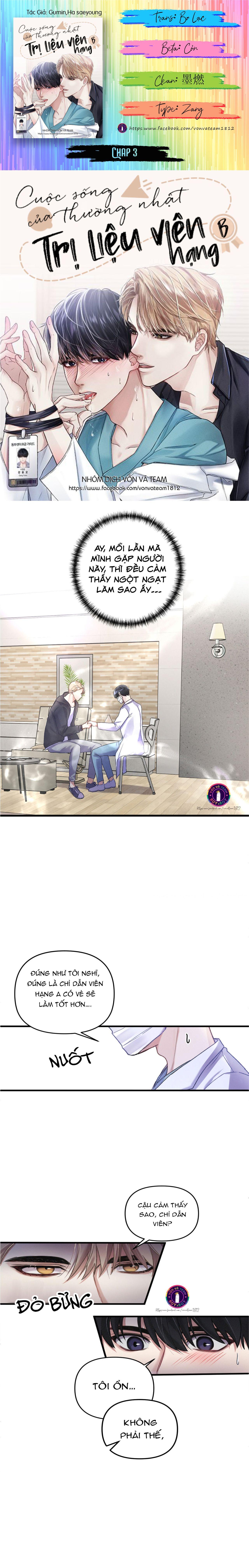 cuộc sống thường nhật của trị liệu viên hạng b chapter 3 1
