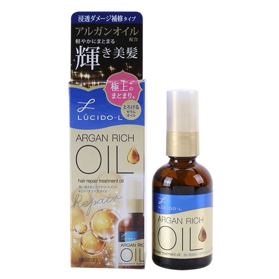 Argan Tinh Dầu Phục Hồi Tóc Hư Tổn Jp Lúcido-L (60ml) - 100968285