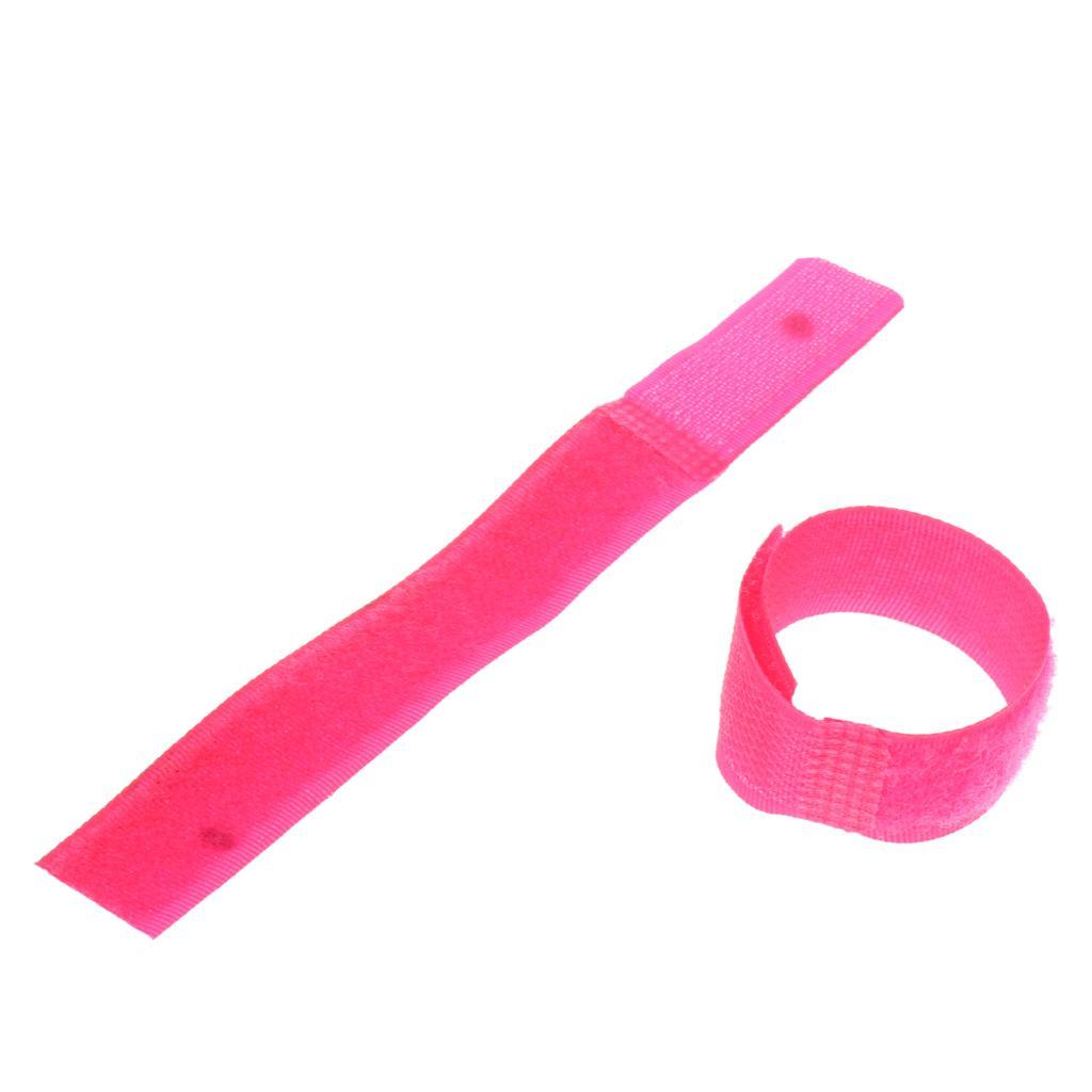 4pcs Reusable Nylon Hook Loop Cable Cord Ties Tidy Straps PC TV Organiser