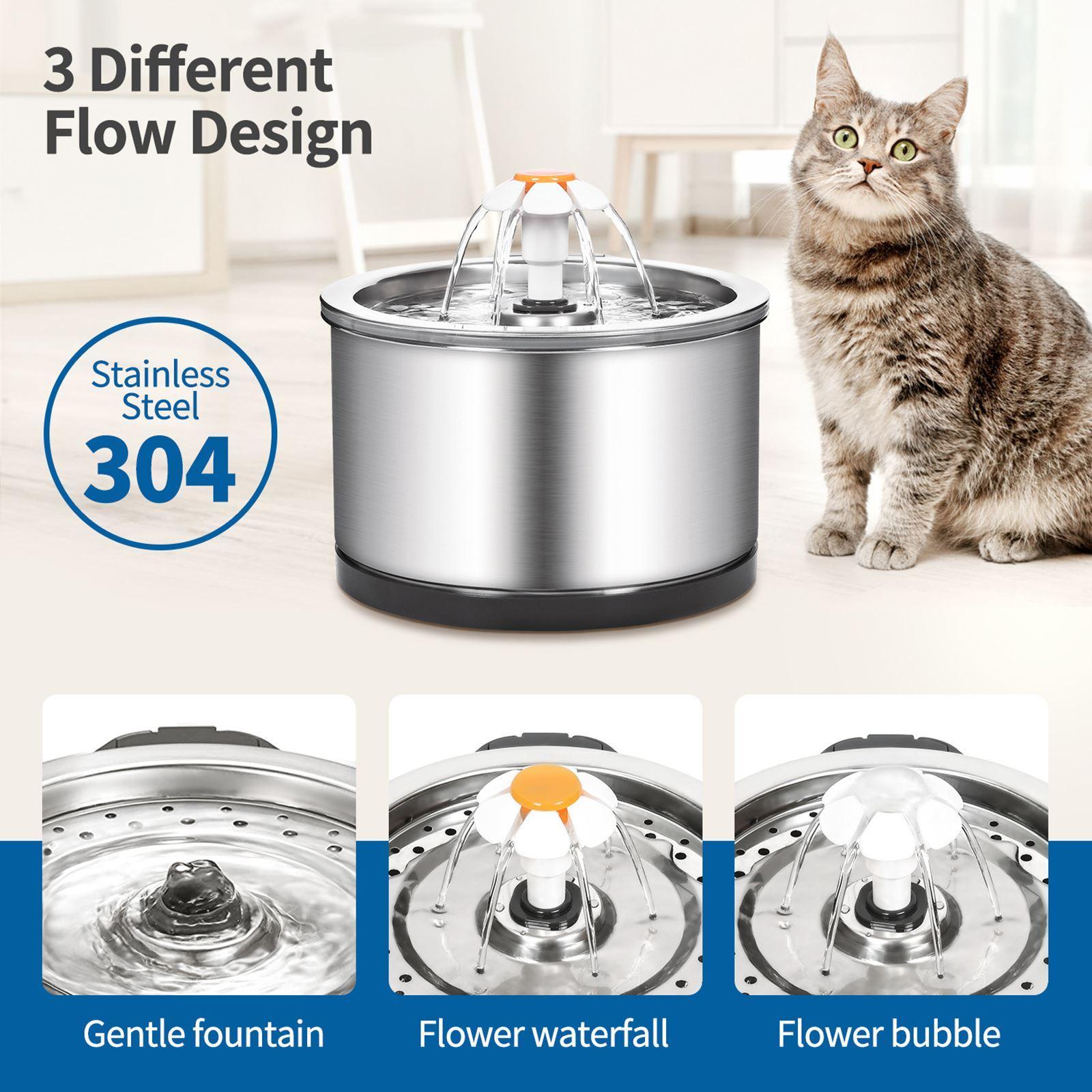 Electric Cat Water Fountain Automatic Small  Auto  USB Drinking Bowl