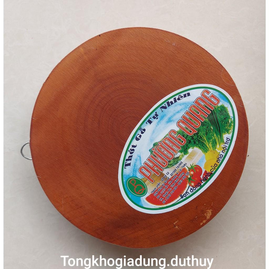 Thớt gỗ tự nhiên, hình tròn