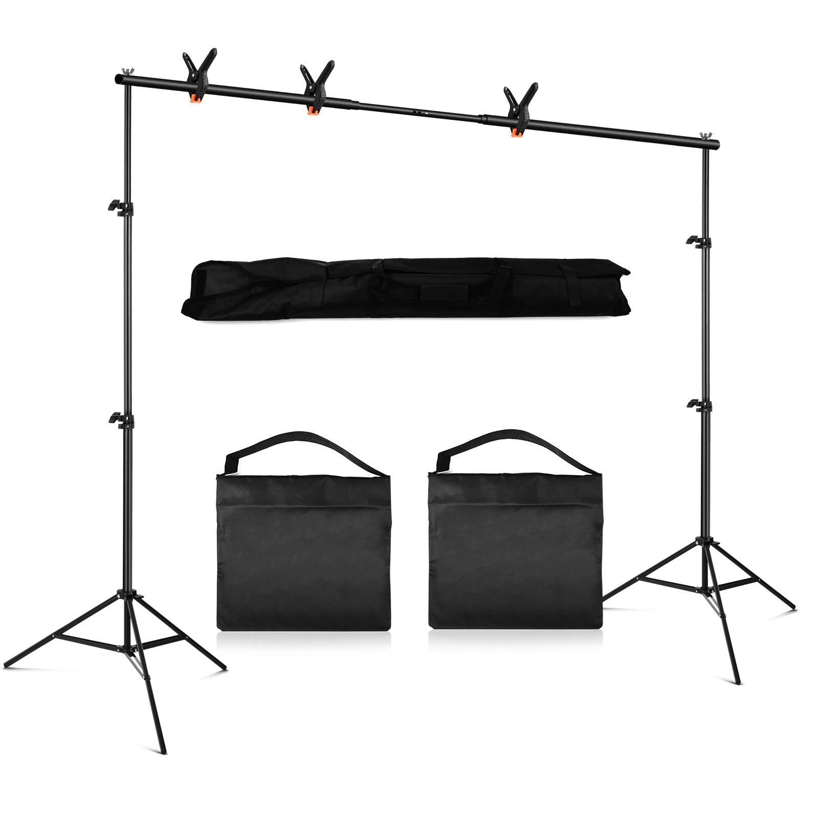 Giá đỡ phông nền hợp kim nhôm có thể điều chỉnh hỗ trợ chụp ảnh trong studio kích thước 2 * 3 Mét / 6,6 * 10 Feet