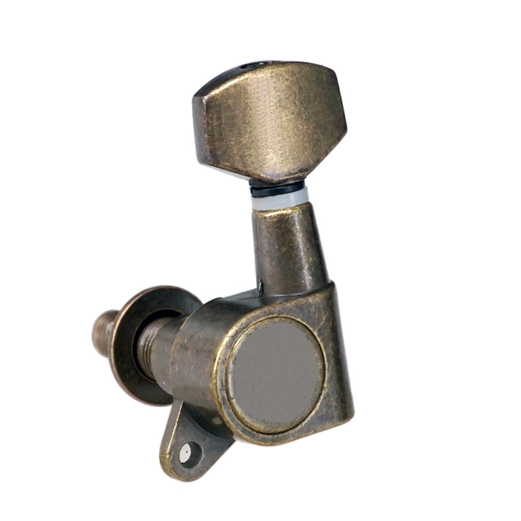 Baoblade 6 3L3R Đàn Guitar Chỉnh Chốt Chỉnh Âm Máy Đầu cho Đàn Acoustic Guitar Điện Phần