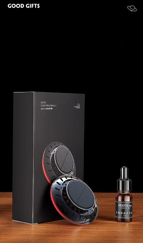 Đĩa Bay Nước Hoa Ô Tô Solar Aromatherapy Khuếch Tán