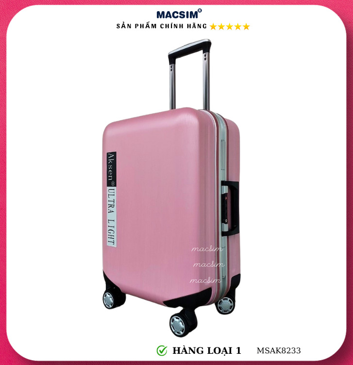 Vali cao cấp Macsim Aksen hàng loại 1 MSAK8233 cỡ 24inch