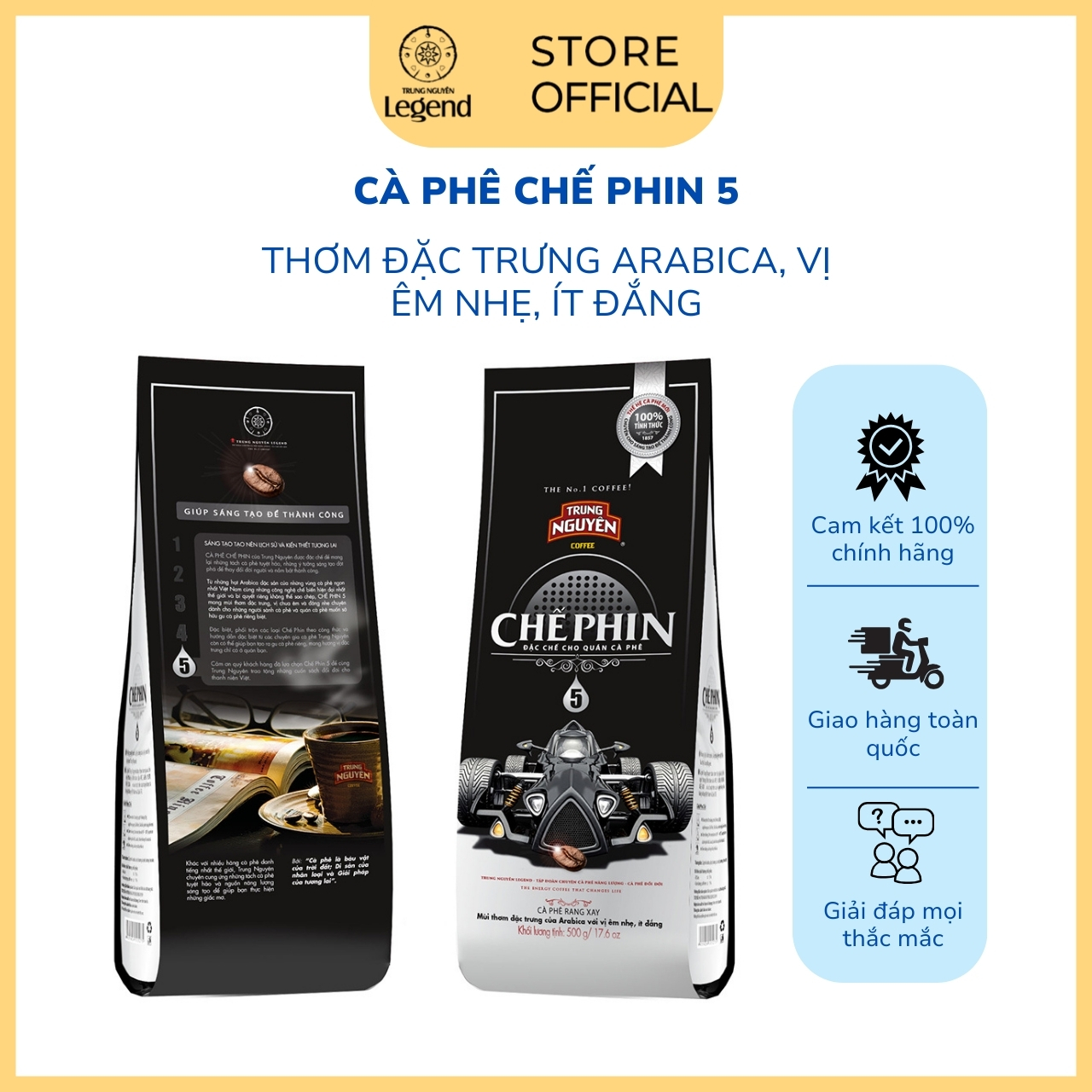 [GIẢM 58K] Combo Cà Phê Khám Phá 559K - Trung Nguyên E-Coffee