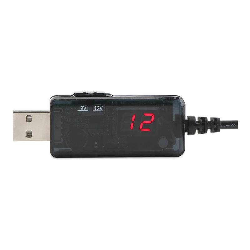 USB Boost Converter DC 5V to 9V 12V USB Step-up Converter Cable + 3.5x1.35mm Connecter For Power Supply/Charger/Power Converter