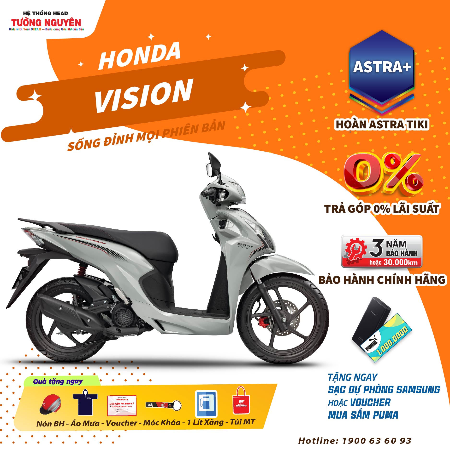 Xe máy Honda Vision Phiên Bản Thể Thao 2023
