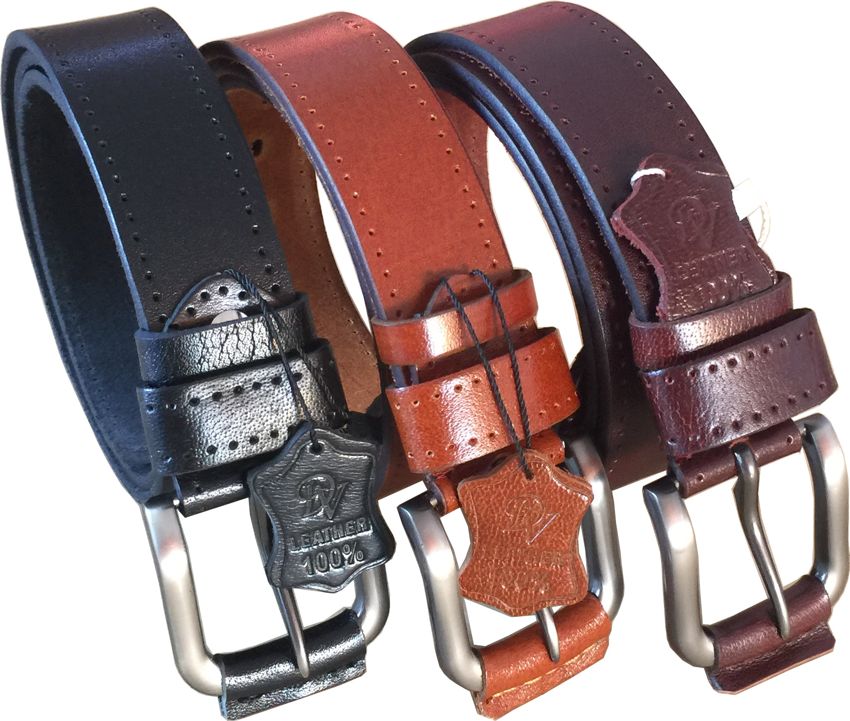 Thắt Lưng Nam Da BòThật Đầu Kim Nhiều Màu TLHN2023-2024-2025