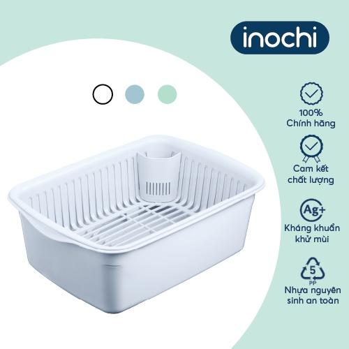 Kệ chén bát Inochi- Tokyo (có nắp) màu Trắng ngọc/Xanh nhạt/Xanh bạc hà