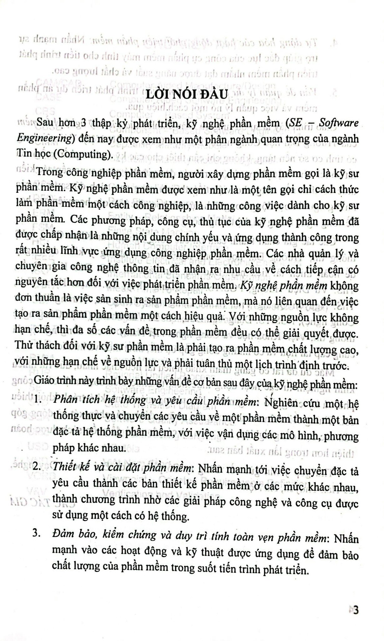 Giáo Trình Kỹ Nghệ Phần Mềm