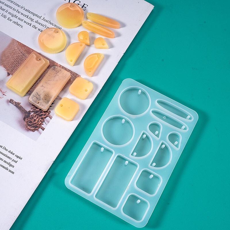 Khuôn Resin Đúc Keo Làm Móc Khóa Đôi Size Lớn - Trường Thịnh Sài Gòn