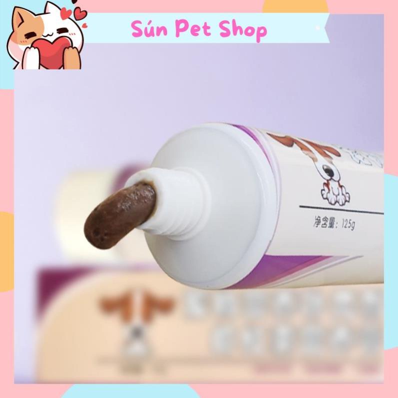 Gel dưỡng lông màu nâu đỏ, bổ sung canxi cho chó