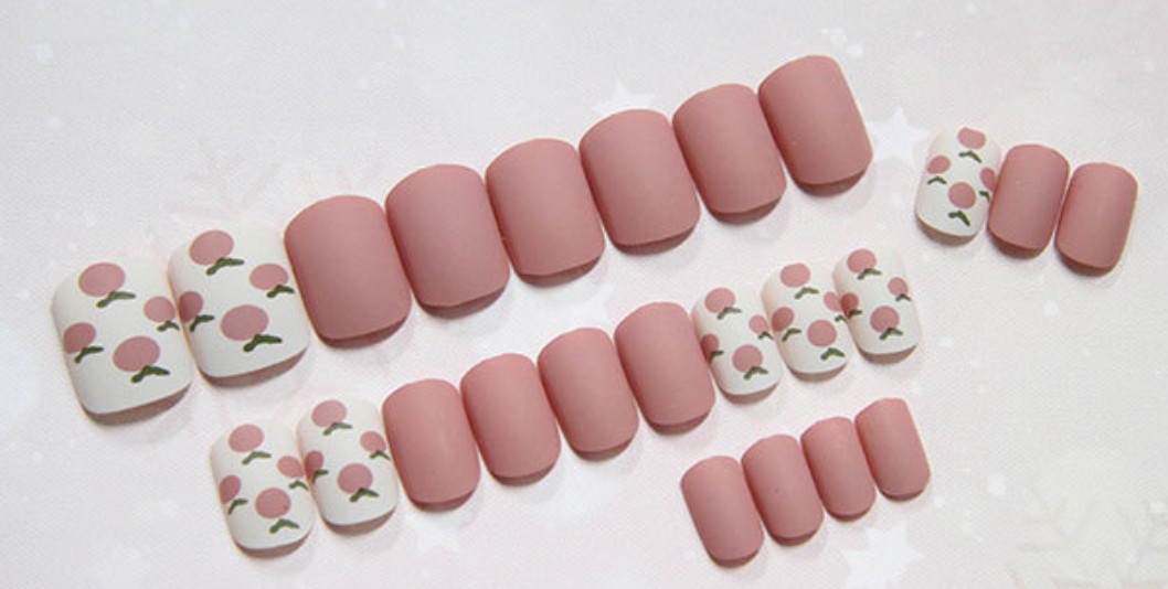 Bộ 24 móng tay giả nail thơi trang