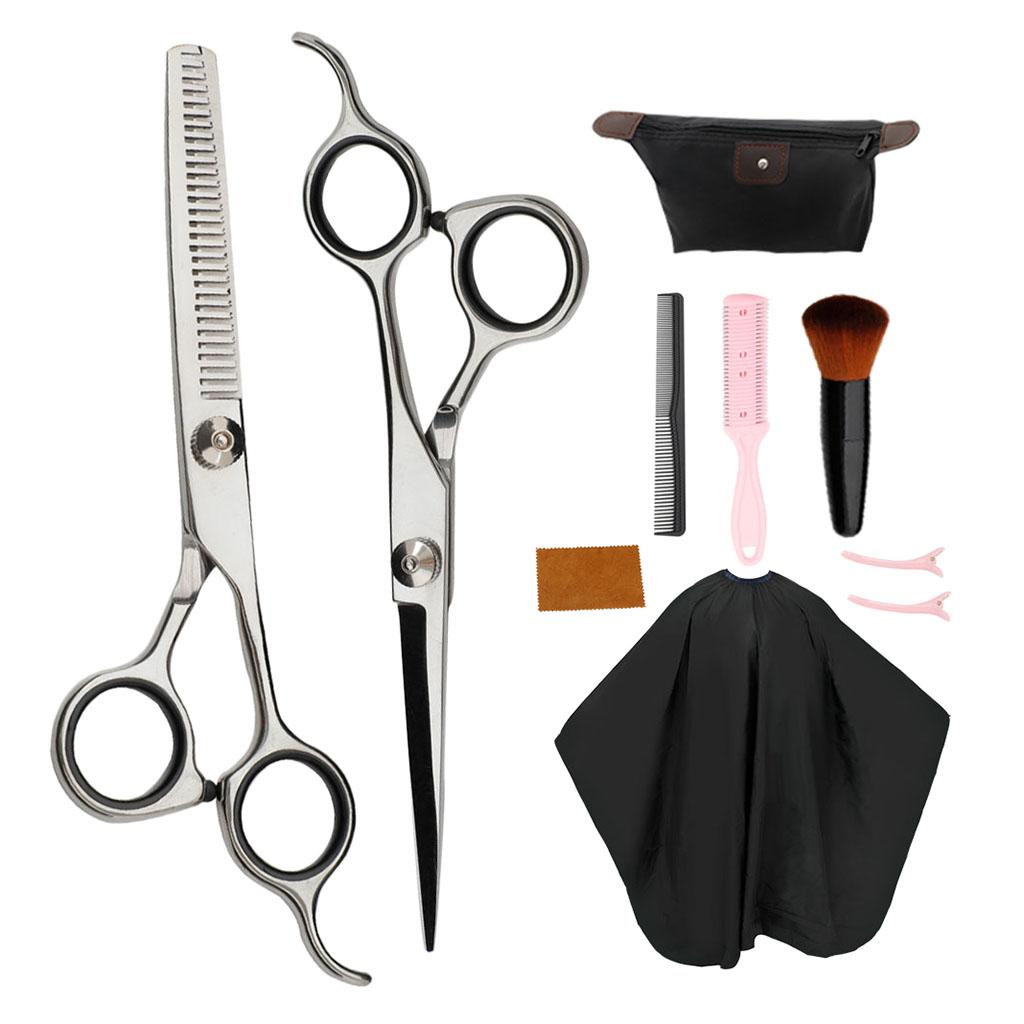Bộ dụng cụ và phụ kiện kéo cắt tóc dành cho nam nữ Hairdressing Scissors Kit and Accessories