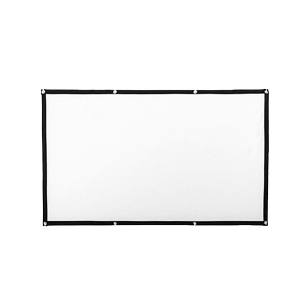 Outdoor Portable Projector Screen Soft Home Cinema Movie Screen