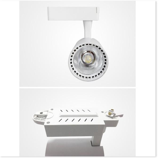Bộ 5 Đèn FA led rọi ray vỏ đen ánh sáng vàng