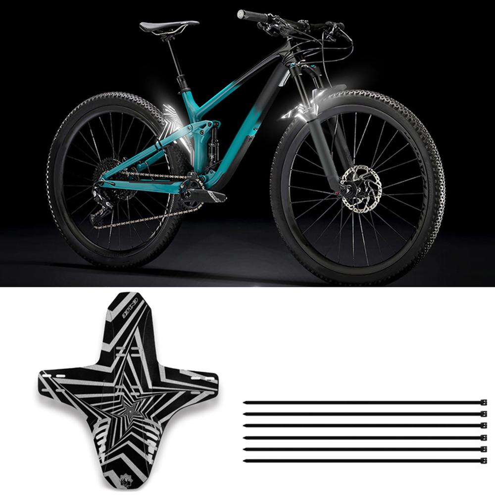 Miếng Chắn Bùn Phía Trước Phía Sau Xe Đạp Với Lỗ Thoát Nước Phản Quang Phù Hợp Với 26 '' 27,5 '' 29 '' Cho Xe Đạp Mtb Enlee