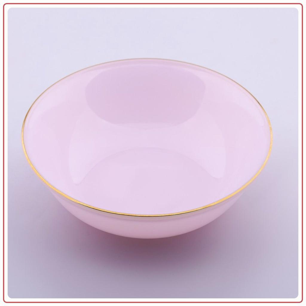 Tô loe Thủy tinh ngọc màu hồng Ruby USA Homeset