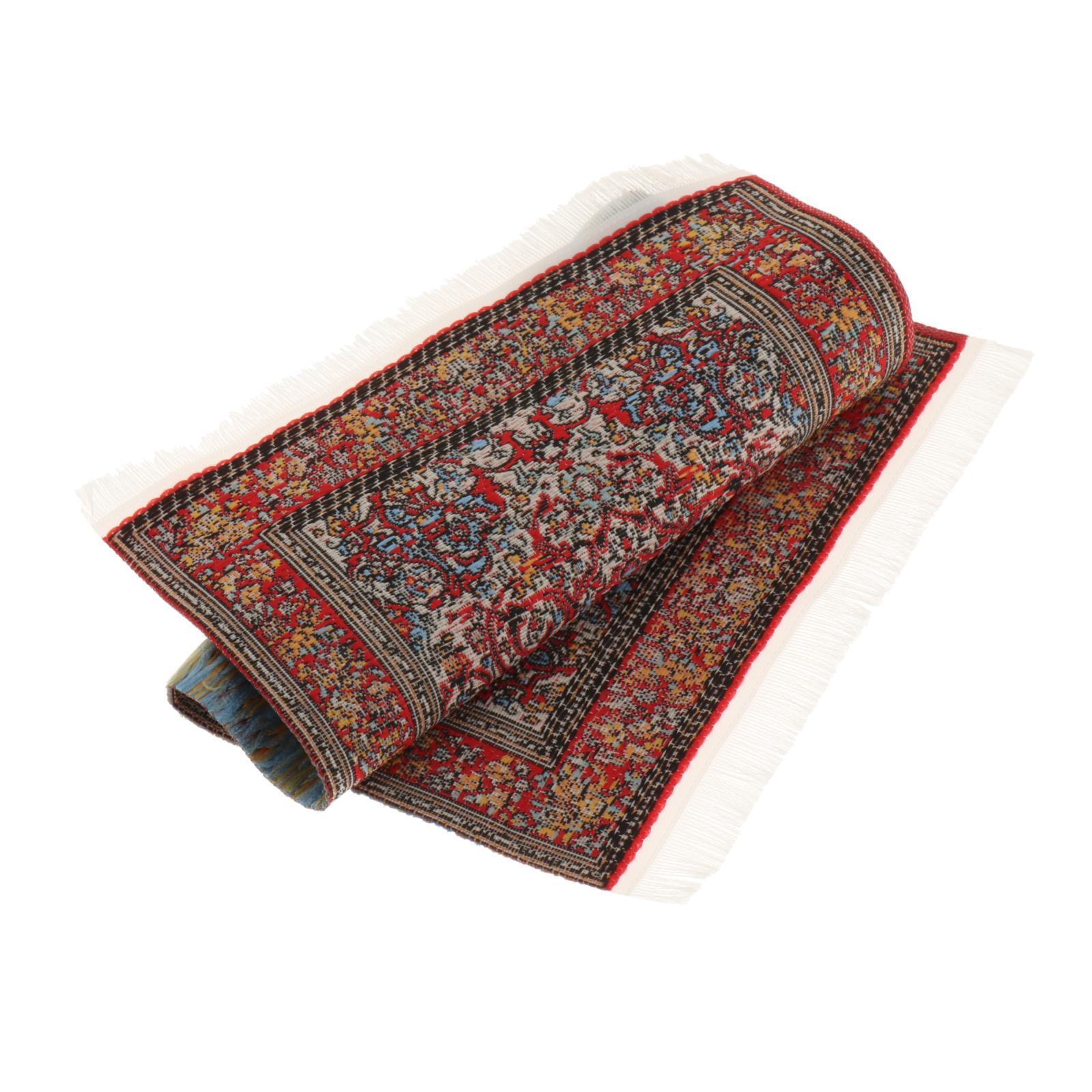 Dollhouse Carpet Home Dollhouse Area Rug for 1/12 Dollhouse Scene Decoration