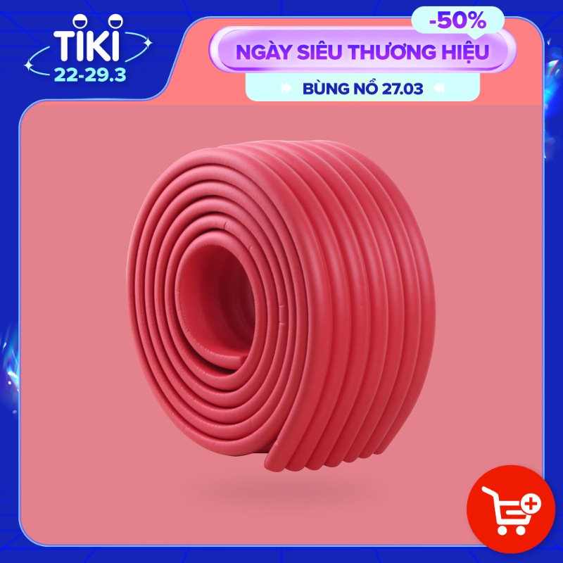 Dây bọt biển MO hi bọc cạnh bàn chống va đập, bịt góc bàn, ghế, tường, tủ, giường - Hàng Chính hãng