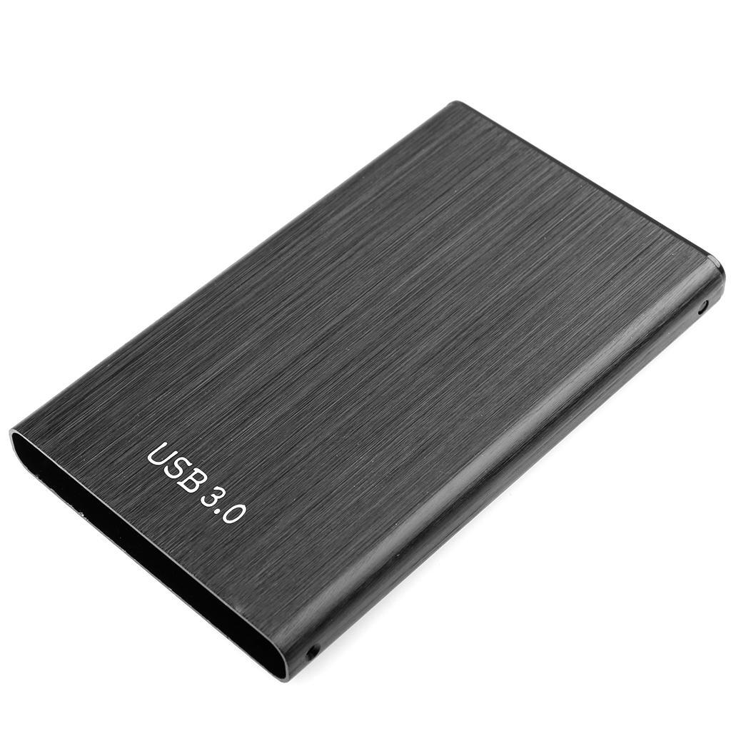 2.5 inch USB3.0 SSD HDD Enclosure 6Gbps SATA Stylish Aluminum Black