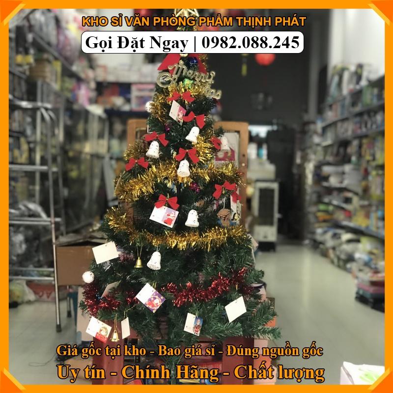 Cây Thông Noen, Tặng Kèm Bộ Phụ Kiện Trang Trí Chiều Cao 1m5 Đón Giáng Sinh An Lành