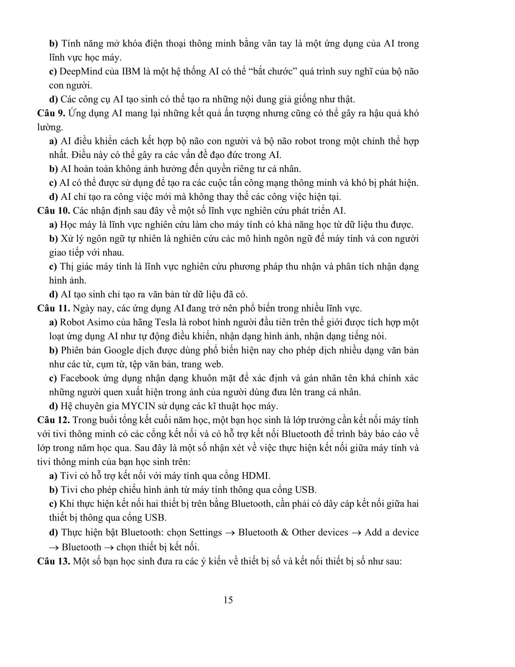 Sách - Ôn Luyện Thi Tốt Nghiệp THPT Theo Chương Trình GDPT Mới - Môn Tin Học