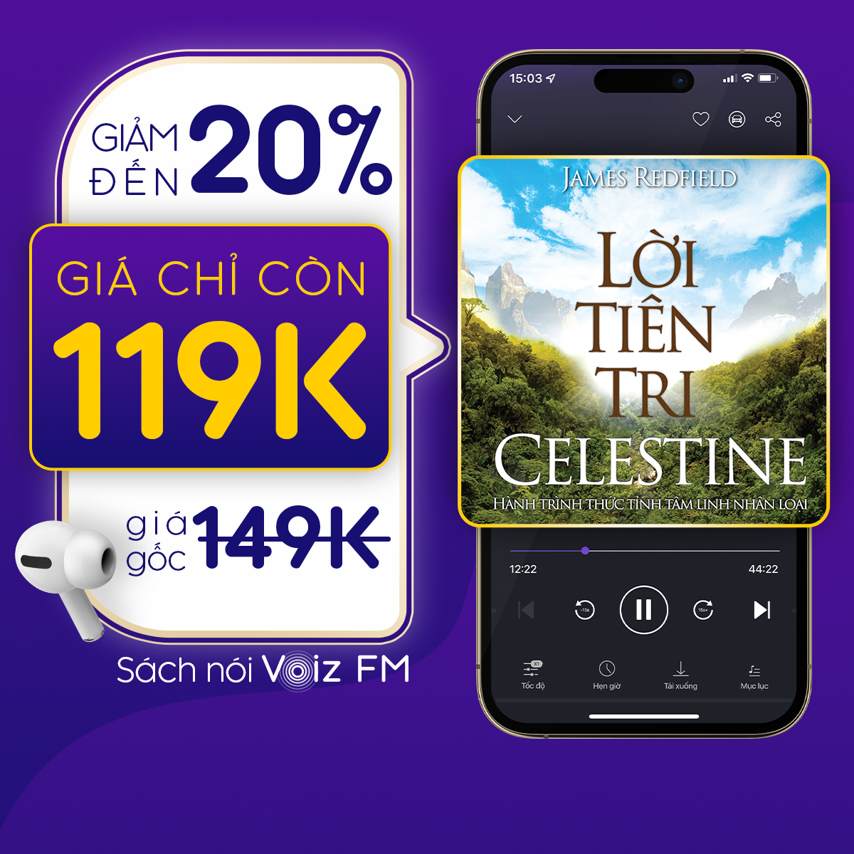 Hình ảnh [Lời Tiên Tri Celestine] Voiz FM - Voucher nghe Sách Nói