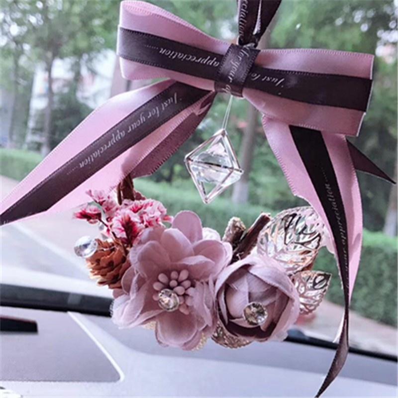Dây Treo Trang Trí Nội Thất Xe Hơi Hình Hoa Sáng Tạo