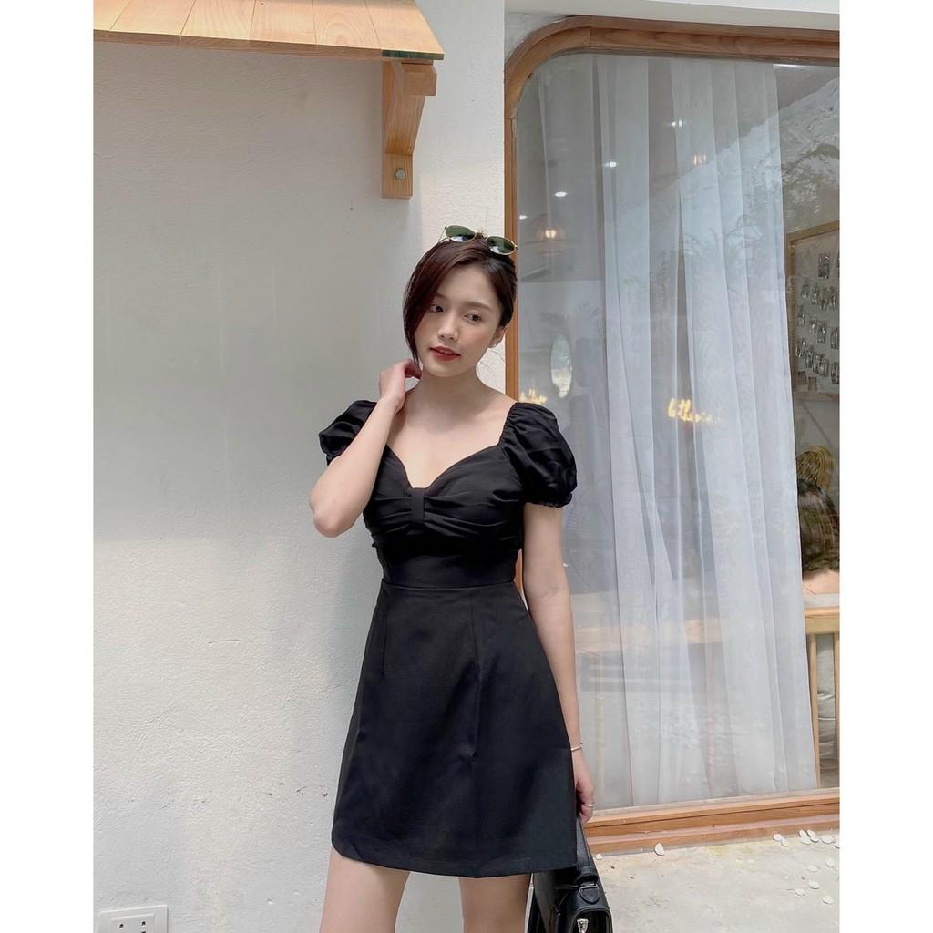 Váy đen nơ lưng NAMI DRESS - V004