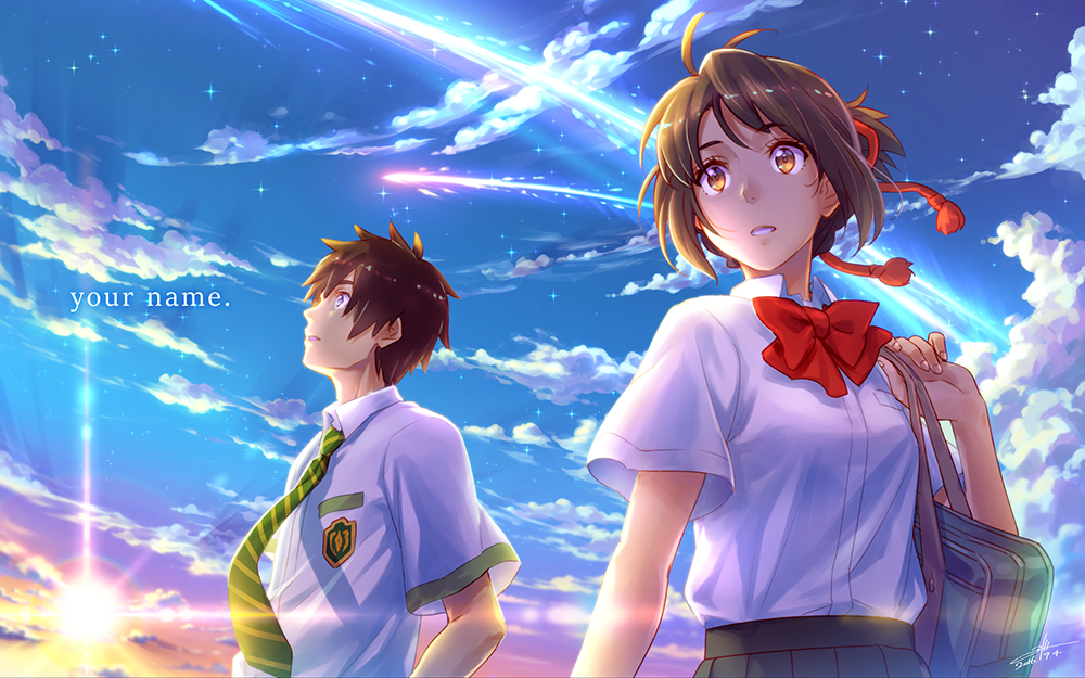 Poster A4 dán tường Anime, decal 21x30 trang trí có keo Your Name. Wallpapers (4).png