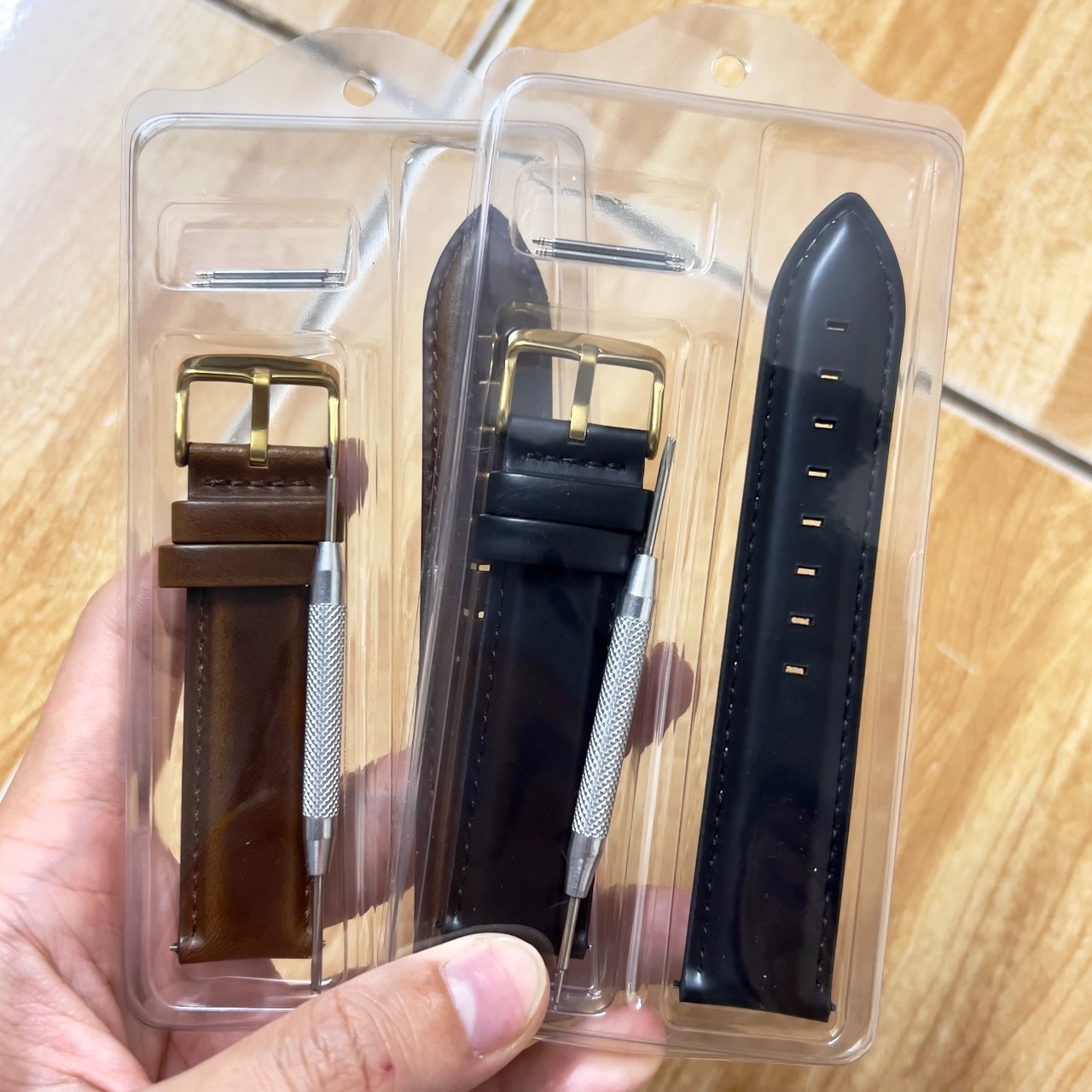 Dây Da Đồng Hồ Đeo Tay Chốt Gắn Thông Minh Cho Fossil, DW, Smartwatch