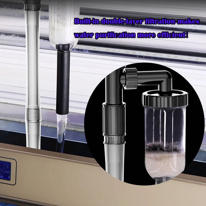 Máy lọc nước hồ cá, lọc cát sạch Fish tank electric water 220v HXS-02