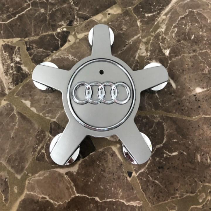 Logo chụp mâm, lazang bánh xe Audi đường kính 135mm A6Q5135: Dùng cho các loại xe: A6 A6L A4 A4L A5 A7 S5 Q3 Q5 RS
