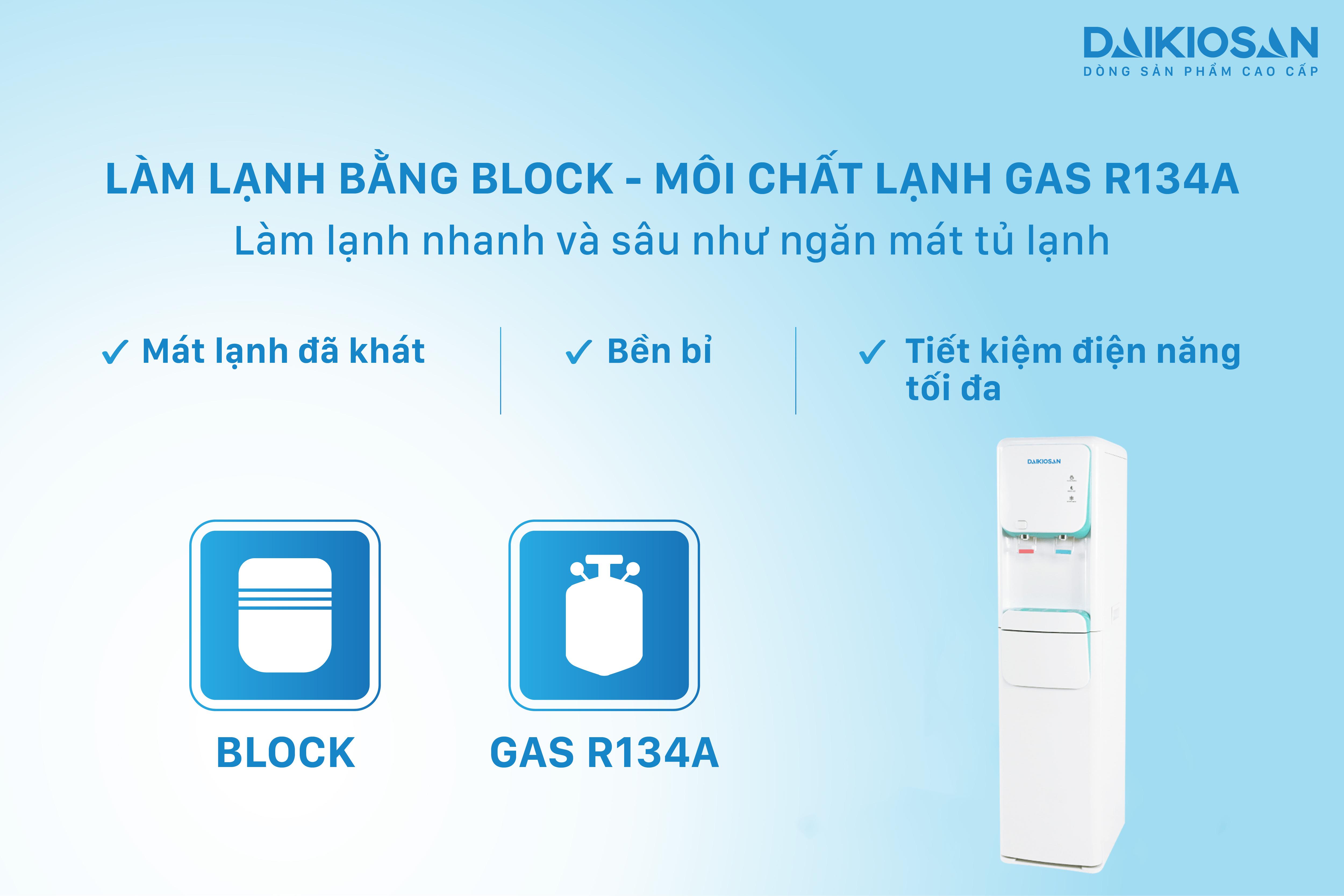 Cây nước nóng lạnh hút bình Daikiosan DKD-000001