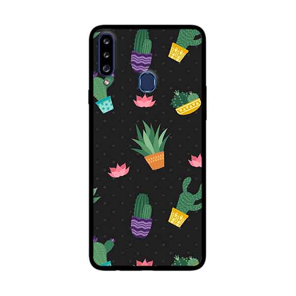 Ốp Lưng Dành Cho Samsung Galaxy A20s mẫu NỀN Xương Rồng - Hàng Chính Hãng