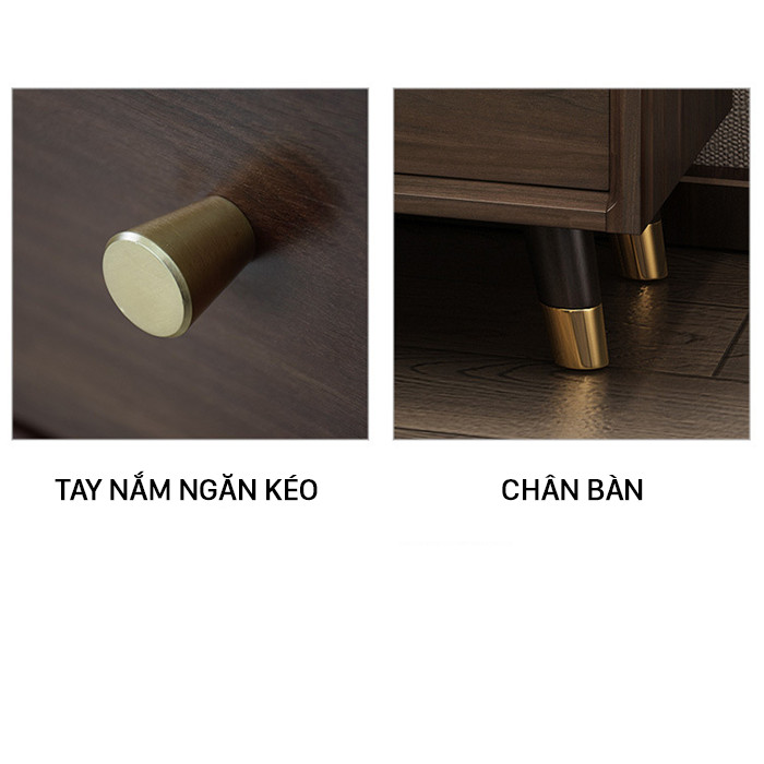 Bộ bàn ghế trang điểm gỗ gụ cao cấp, bàn phấn gỗ gụ BAH055