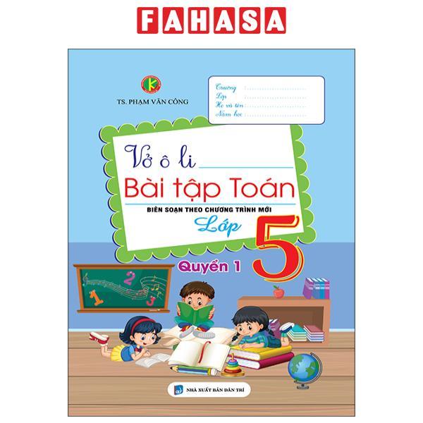 Sách - Vở Ô Li Bài Tập Toán Lớp 5 - Quyển 1