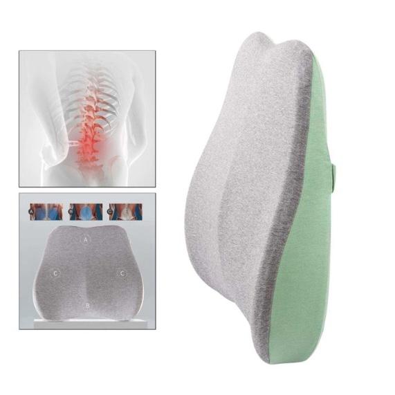 Gối tựa lưng văn phòng êm ái chống mệt mỏi Memory Foam Lumbar Back