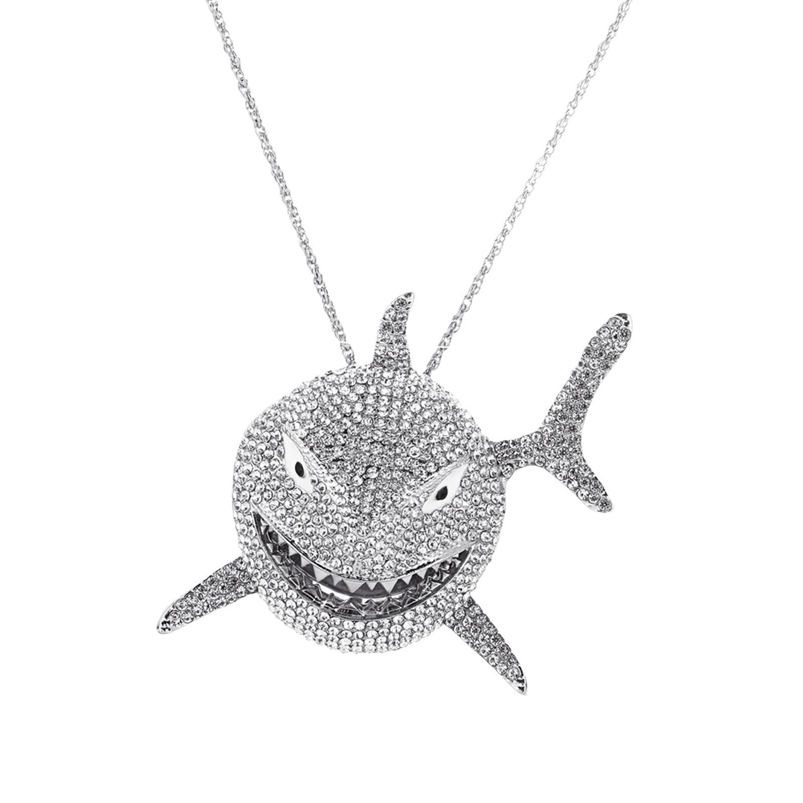 Hip Hop Large  Pendant Necklace Punk Animal Fashion for Men Women